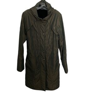 Women’s size large Kristen Blake Jacket with Hood Lined & 2 Pockets Style #74210